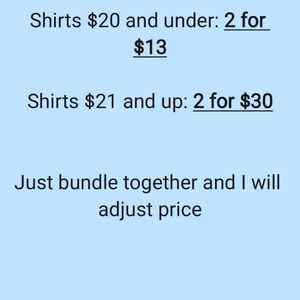 Bundle Sale For Tees
